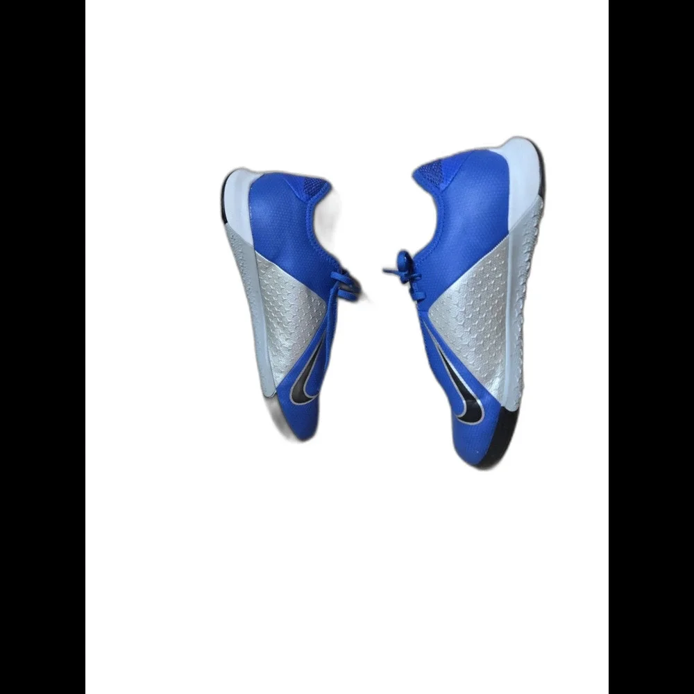 Nike Phantom Vision Shoes Youth Size 5Y AR4345-400 Blue Athletic Soccer Shoes